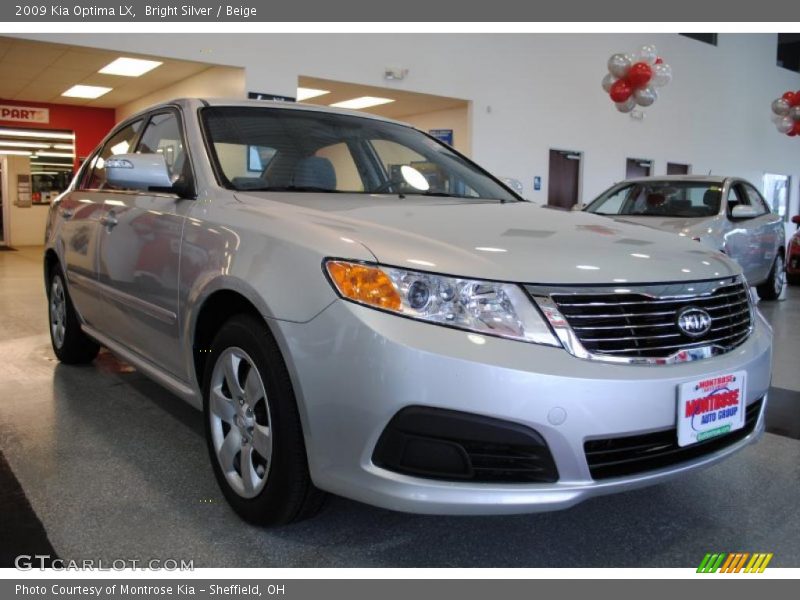 Bright Silver / Beige 2009 Kia Optima LX