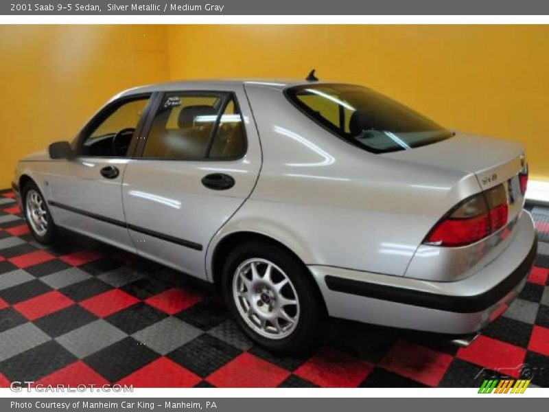 Silver Metallic / Medium Gray 2001 Saab 9-5 Sedan