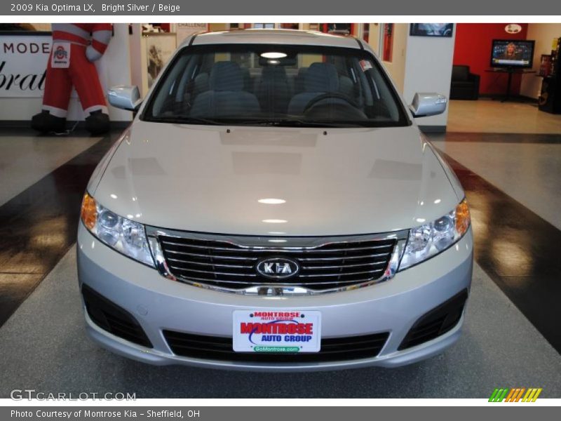 Bright Silver / Beige 2009 Kia Optima LX