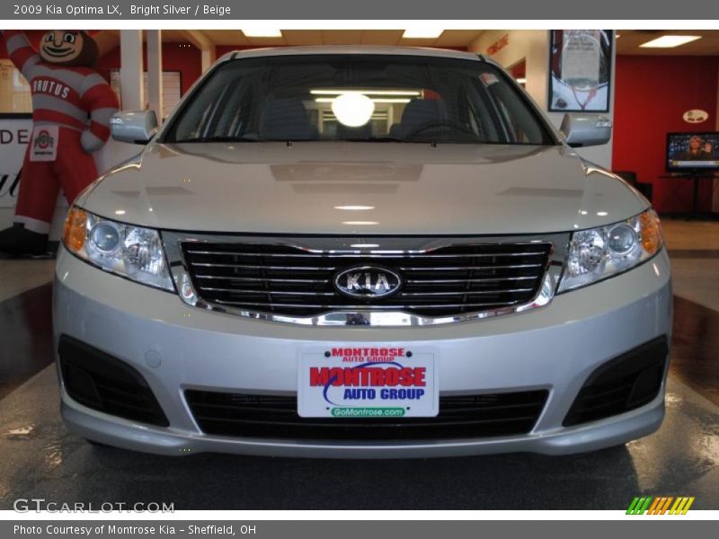 Bright Silver / Beige 2009 Kia Optima LX