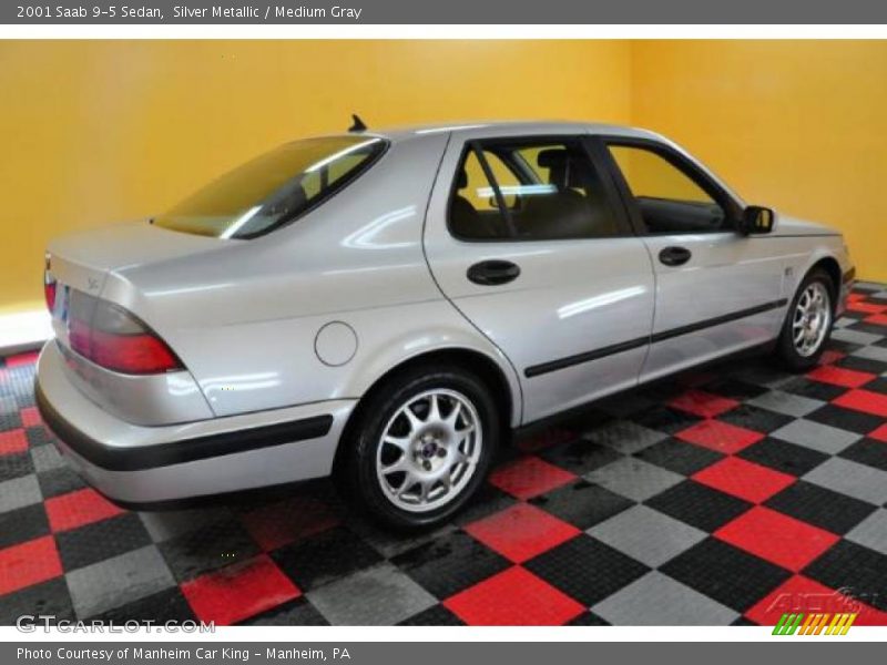 Silver Metallic / Medium Gray 2001 Saab 9-5 Sedan