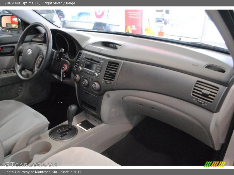 Bright Silver / Beige 2009 Kia Optima LX