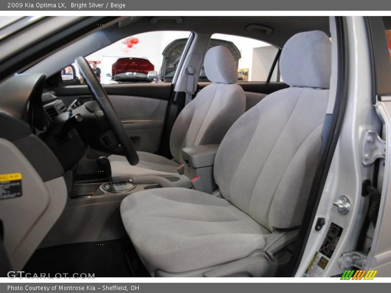 Bright Silver / Beige 2009 Kia Optima LX