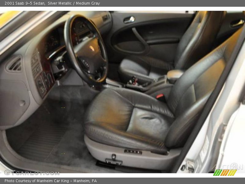 Silver Metallic / Medium Gray 2001 Saab 9-5 Sedan