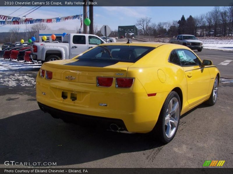 Rally Yellow / Black 2010 Chevrolet Camaro SS Coupe