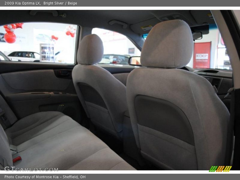 Bright Silver / Beige 2009 Kia Optima LX