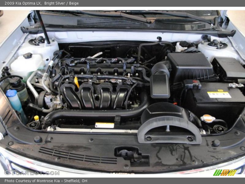 Bright Silver / Beige 2009 Kia Optima LX