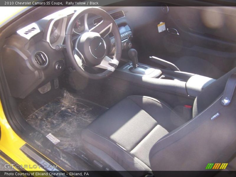 Rally Yellow / Black 2010 Chevrolet Camaro SS Coupe