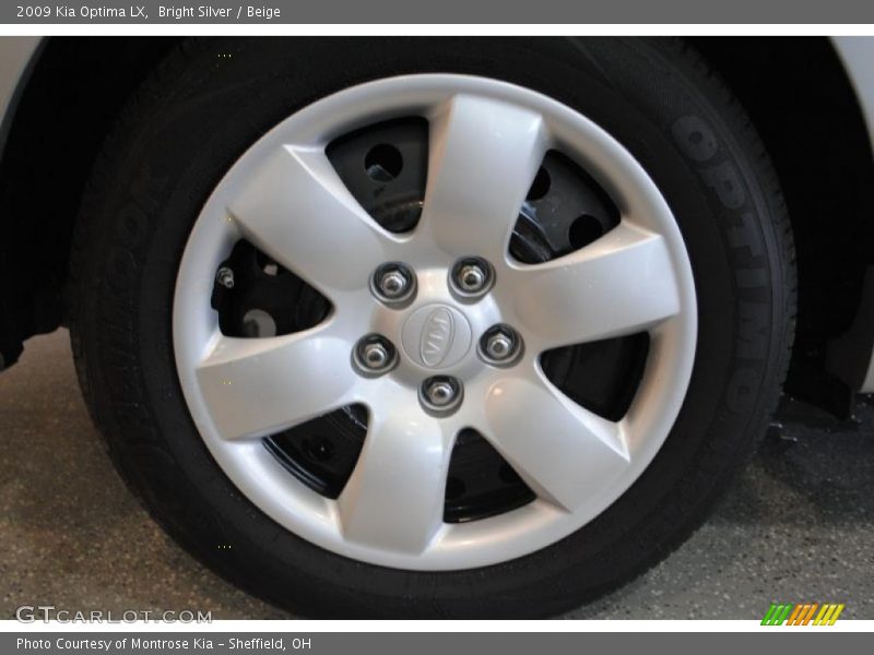 Bright Silver / Beige 2009 Kia Optima LX
