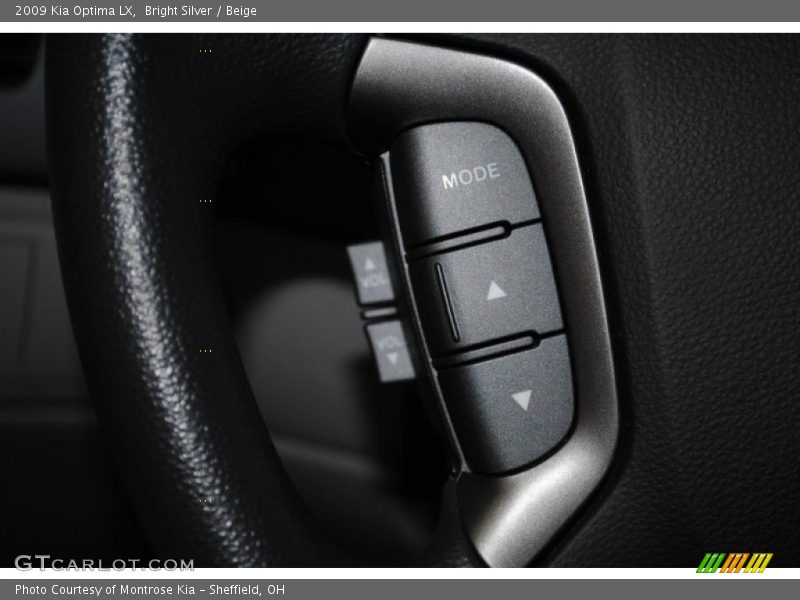 Bright Silver / Beige 2009 Kia Optima LX