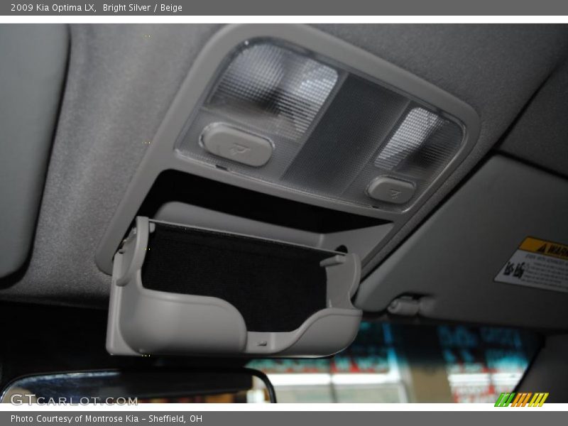 Bright Silver / Beige 2009 Kia Optima LX