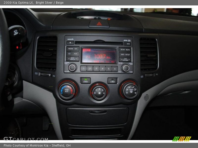 Bright Silver / Beige 2009 Kia Optima LX