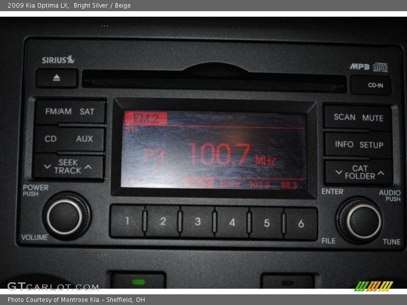 Bright Silver / Beige 2009 Kia Optima LX