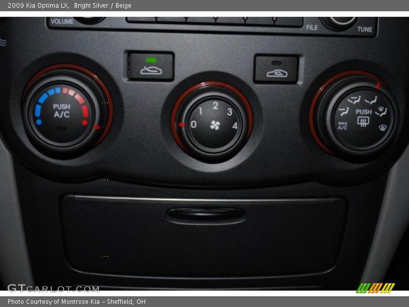 Bright Silver / Beige 2009 Kia Optima LX