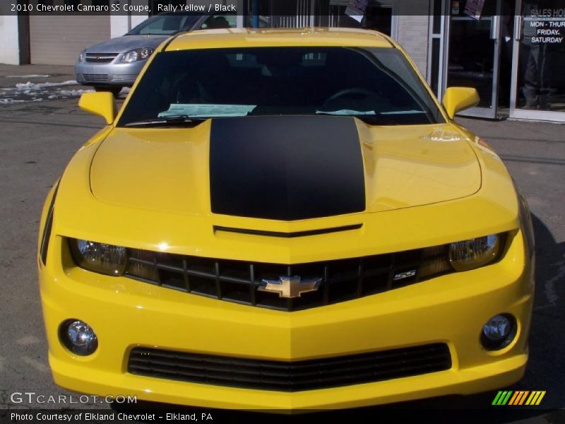 Rally Yellow / Black 2010 Chevrolet Camaro SS Coupe