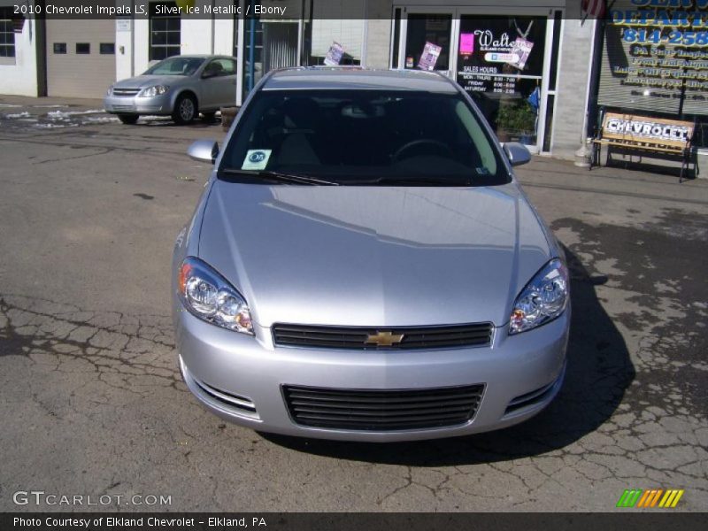 Silver Ice Metallic / Ebony 2010 Chevrolet Impala LS