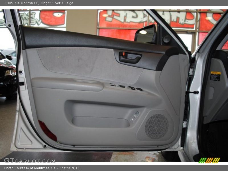 Bright Silver / Beige 2009 Kia Optima LX