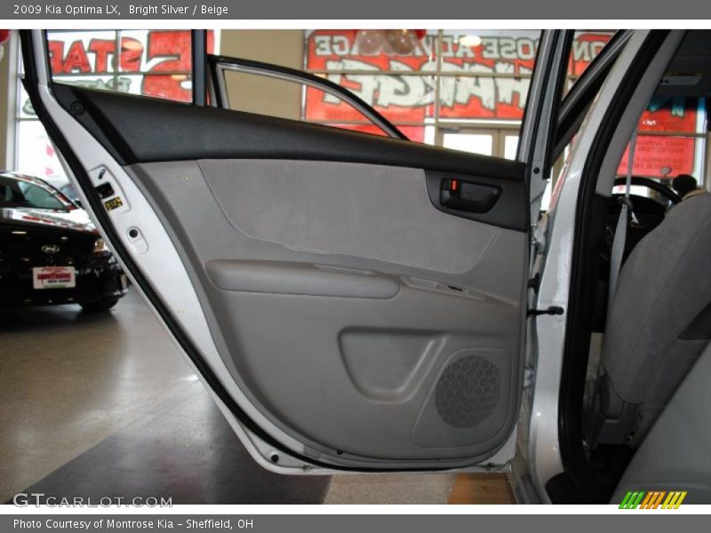 Bright Silver / Beige 2009 Kia Optima LX