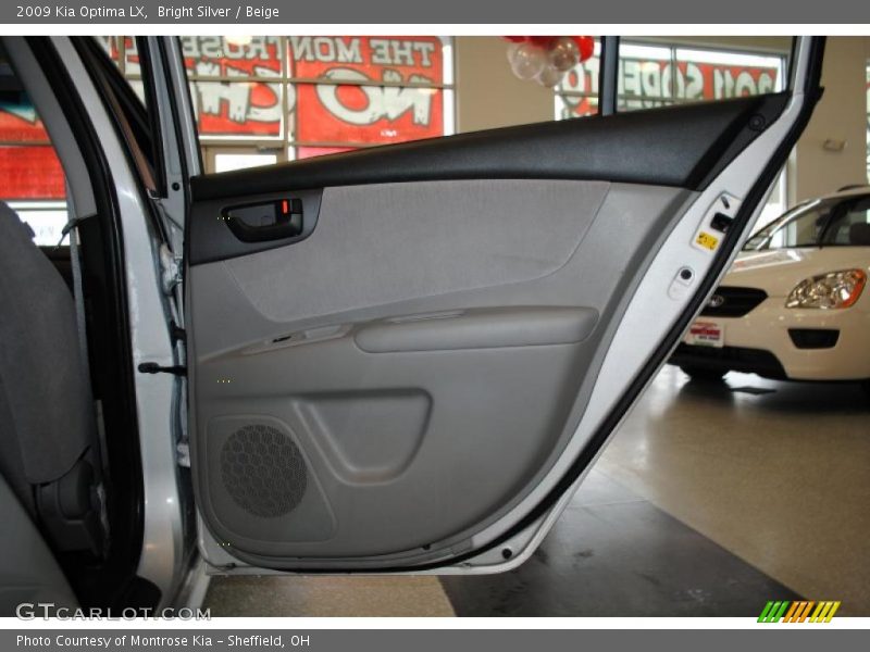 Bright Silver / Beige 2009 Kia Optima LX