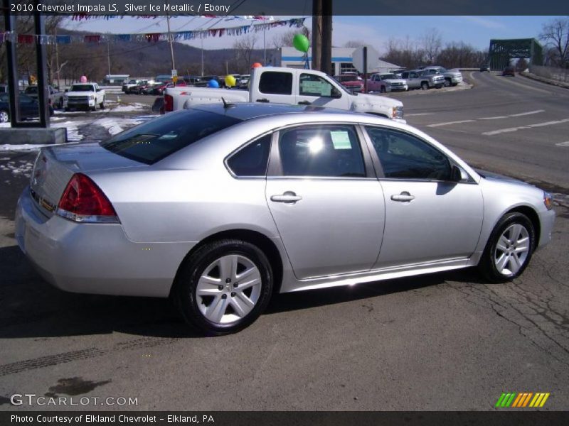 Silver Ice Metallic / Ebony 2010 Chevrolet Impala LS