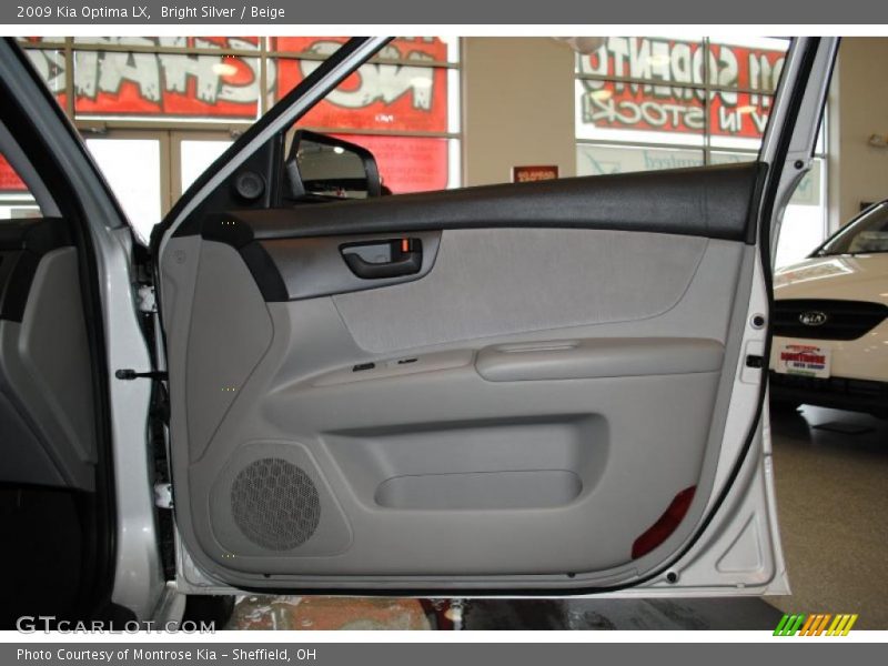 Bright Silver / Beige 2009 Kia Optima LX