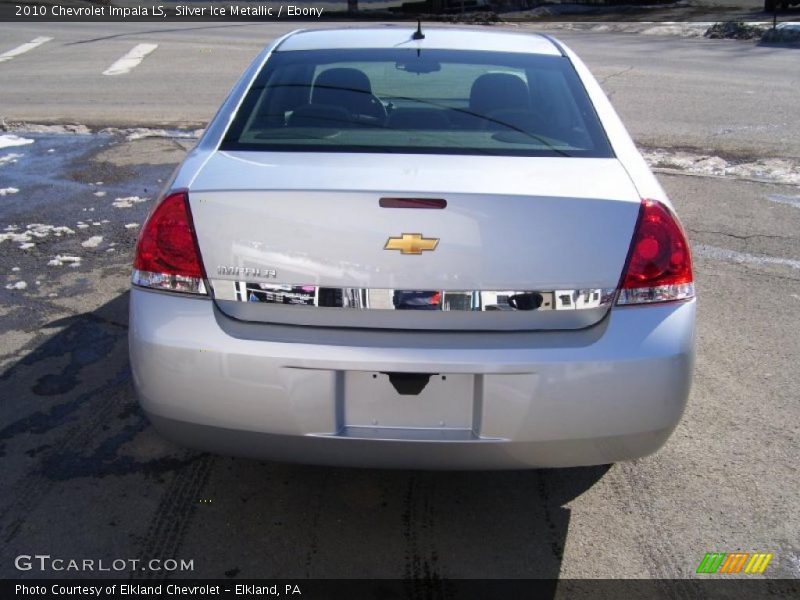 Silver Ice Metallic / Ebony 2010 Chevrolet Impala LS