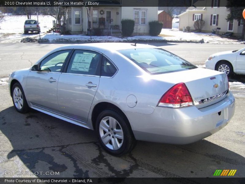 Silver Ice Metallic / Ebony 2010 Chevrolet Impala LS