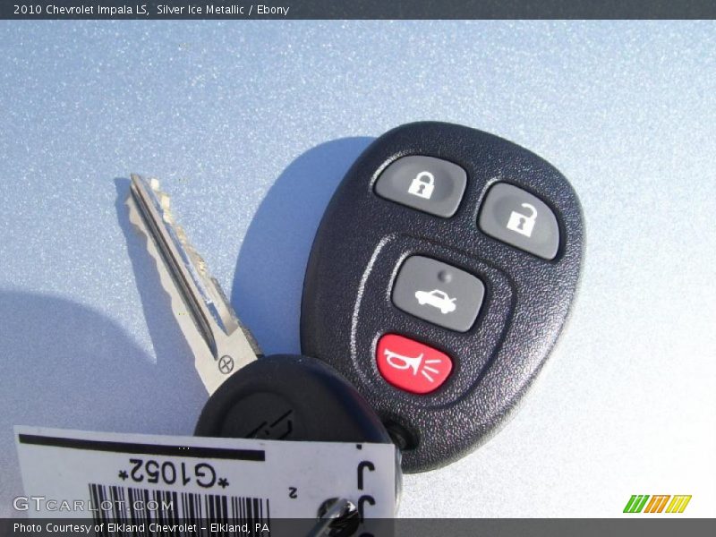 Silver Ice Metallic / Ebony 2010 Chevrolet Impala LS