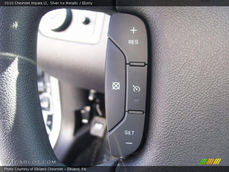 Silver Ice Metallic / Ebony 2010 Chevrolet Impala LS