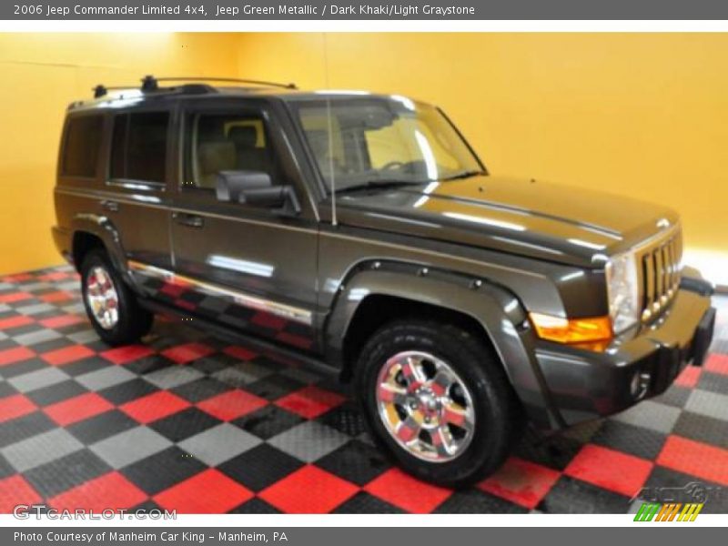 Jeep Green Metallic / Dark Khaki/Light Graystone 2006 Jeep Commander Limited 4x4