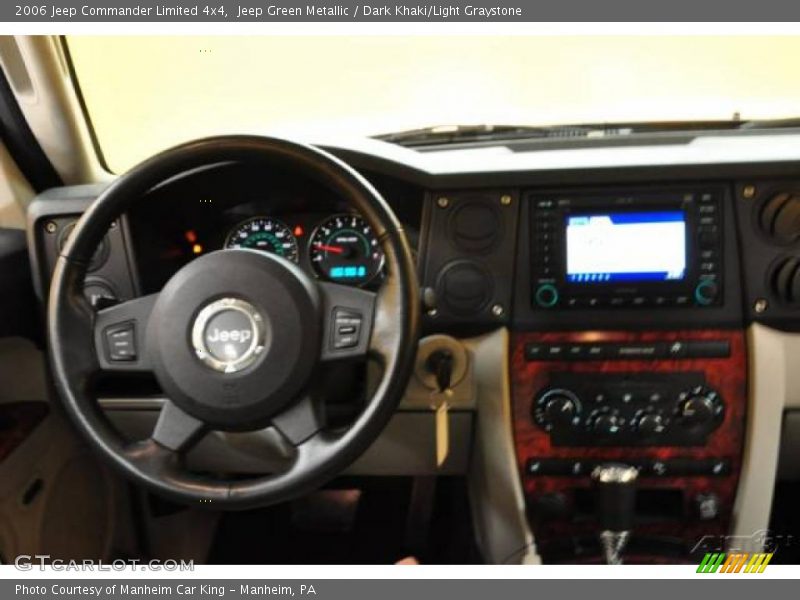 Jeep Green Metallic / Dark Khaki/Light Graystone 2006 Jeep Commander Limited 4x4