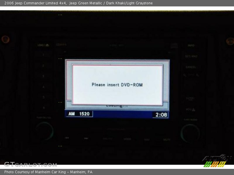 Jeep Green Metallic / Dark Khaki/Light Graystone 2006 Jeep Commander Limited 4x4