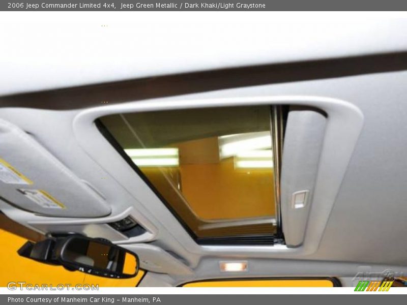 Jeep Green Metallic / Dark Khaki/Light Graystone 2006 Jeep Commander Limited 4x4