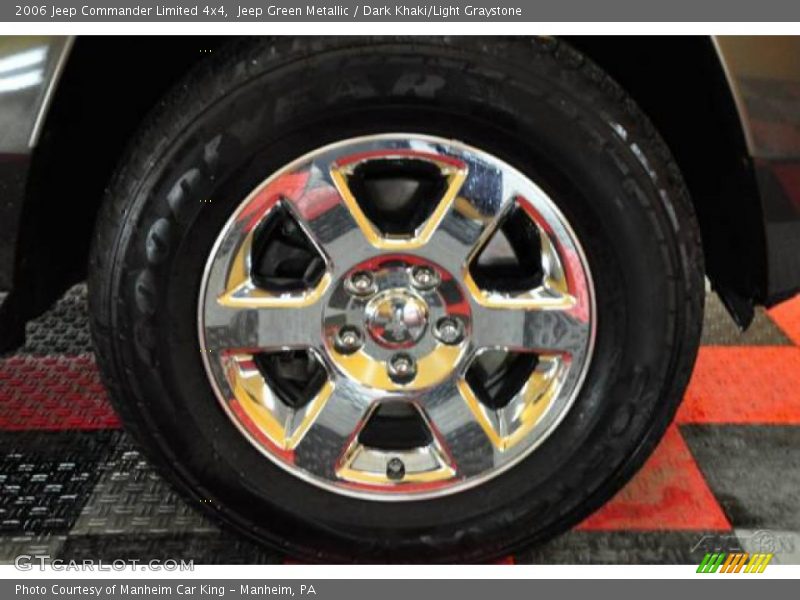 Jeep Green Metallic / Dark Khaki/Light Graystone 2006 Jeep Commander Limited 4x4