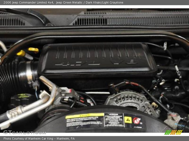 Jeep Green Metallic / Dark Khaki/Light Graystone 2006 Jeep Commander Limited 4x4