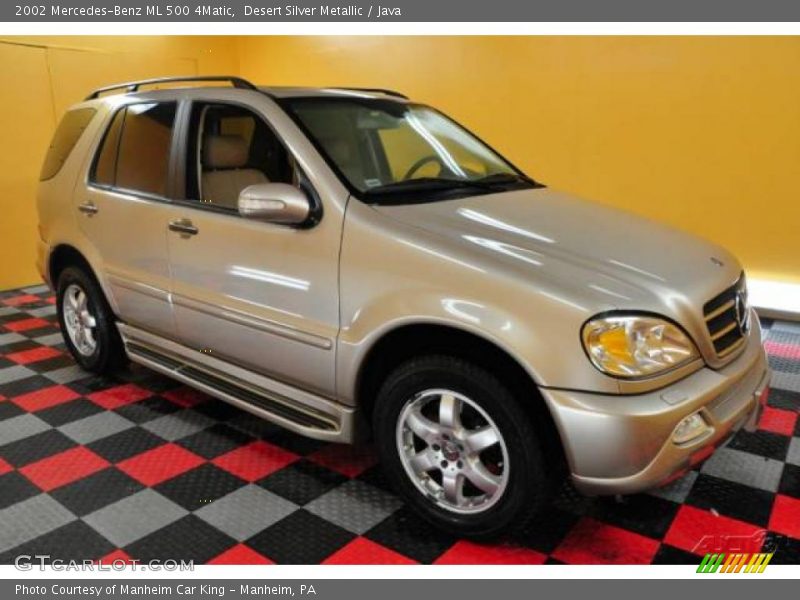 Desert Silver Metallic / Java 2002 Mercedes-Benz ML 500 4Matic
