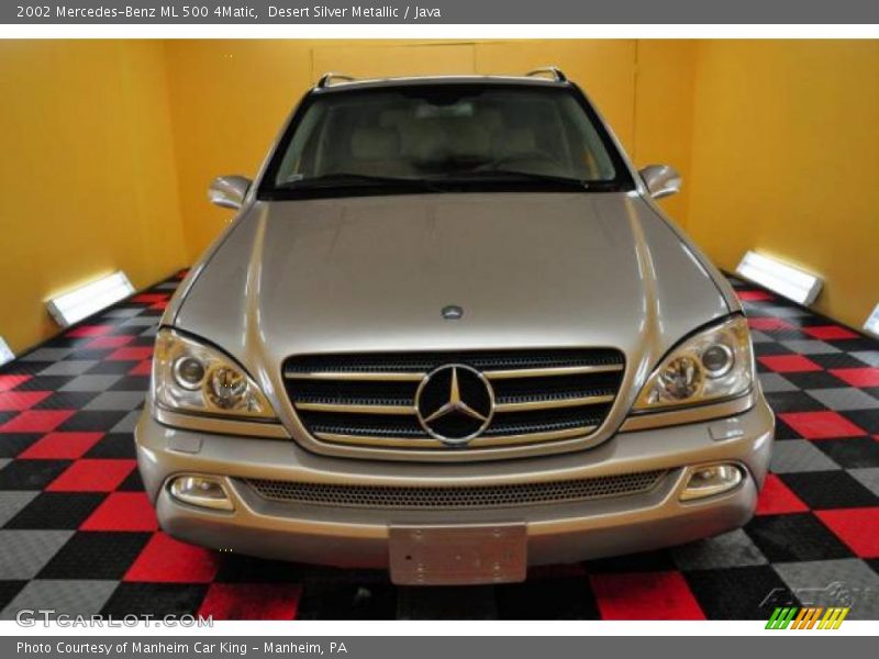 Desert Silver Metallic / Java 2002 Mercedes-Benz ML 500 4Matic
