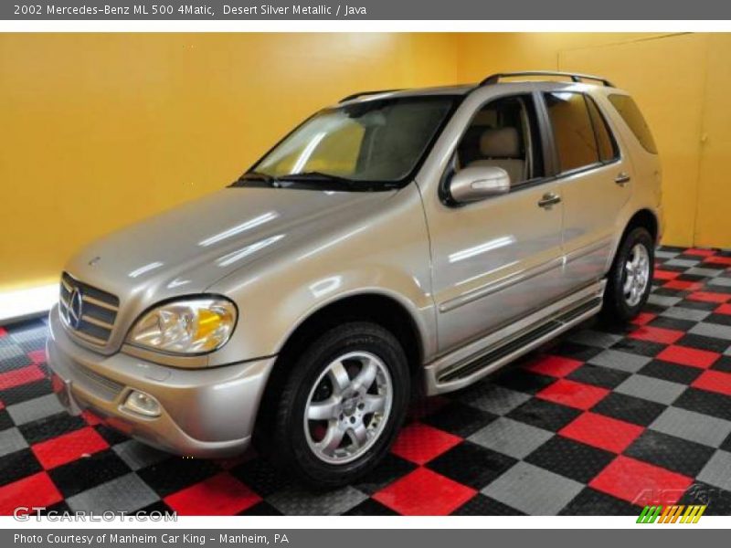 Desert Silver Metallic / Java 2002 Mercedes-Benz ML 500 4Matic