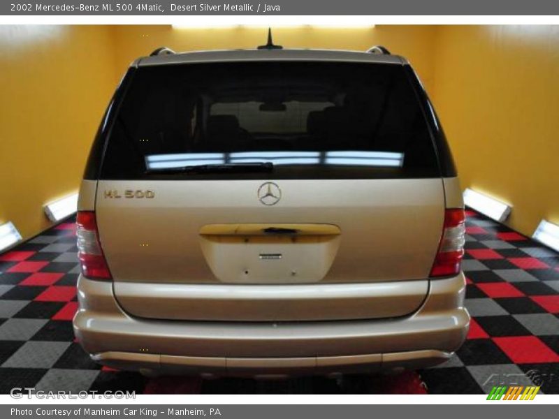 Desert Silver Metallic / Java 2002 Mercedes-Benz ML 500 4Matic