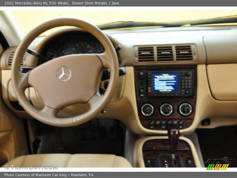 Desert Silver Metallic / Java 2002 Mercedes-Benz ML 500 4Matic