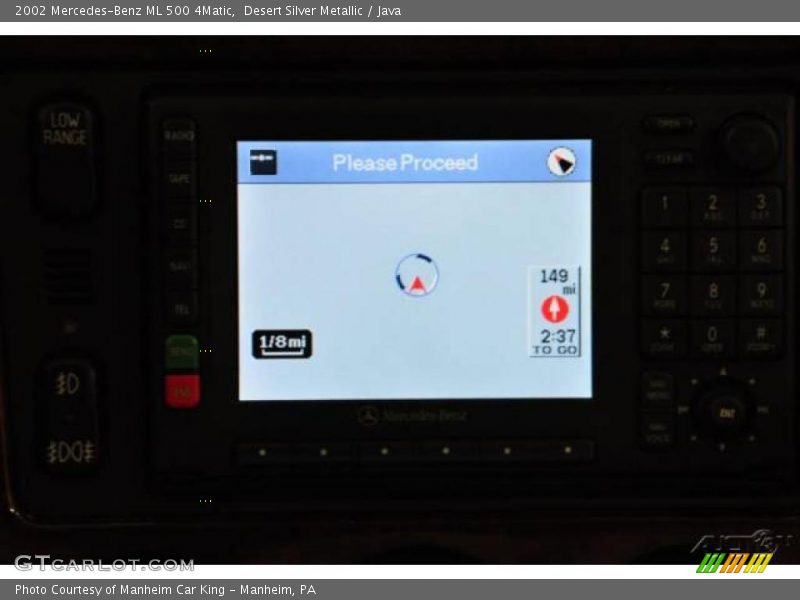 Desert Silver Metallic / Java 2002 Mercedes-Benz ML 500 4Matic