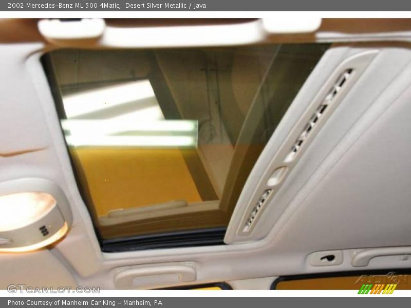 Desert Silver Metallic / Java 2002 Mercedes-Benz ML 500 4Matic