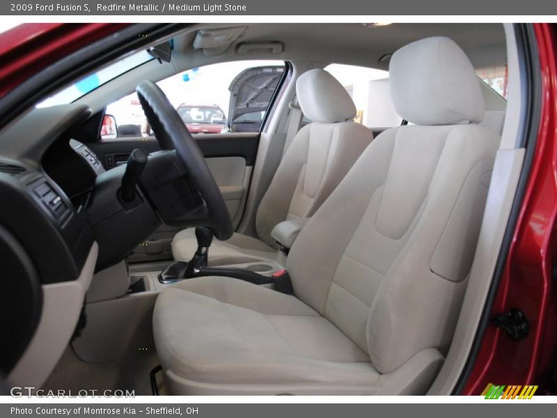 Redfire Metallic / Medium Light Stone 2009 Ford Fusion S