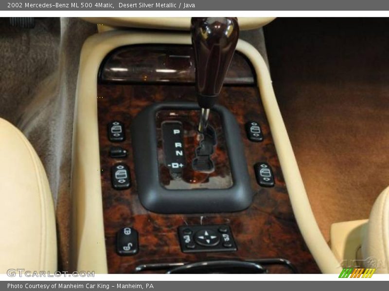 Desert Silver Metallic / Java 2002 Mercedes-Benz ML 500 4Matic