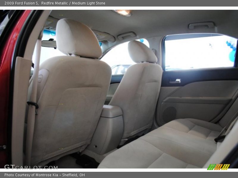 Redfire Metallic / Medium Light Stone 2009 Ford Fusion S
