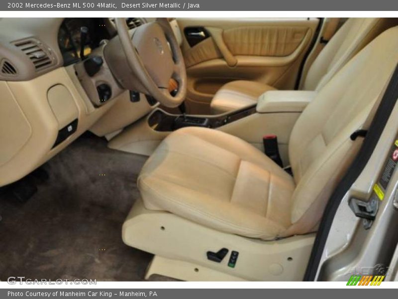 Desert Silver Metallic / Java 2002 Mercedes-Benz ML 500 4Matic