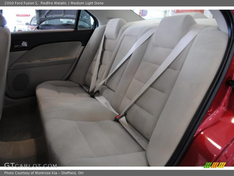 Redfire Metallic / Medium Light Stone 2009 Ford Fusion S