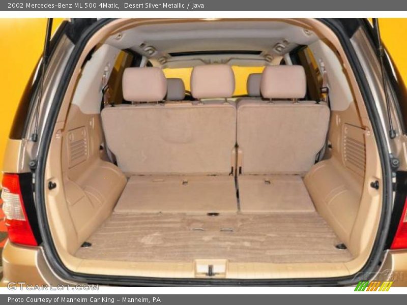 Desert Silver Metallic / Java 2002 Mercedes-Benz ML 500 4Matic