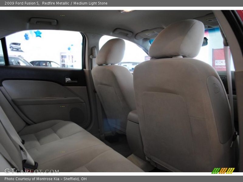 Redfire Metallic / Medium Light Stone 2009 Ford Fusion S