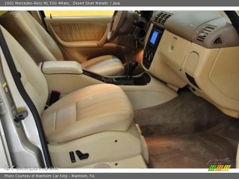 Desert Silver Metallic / Java 2002 Mercedes-Benz ML 500 4Matic